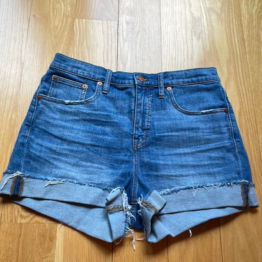 Madewell High Rise Denim Shorts Size 29
